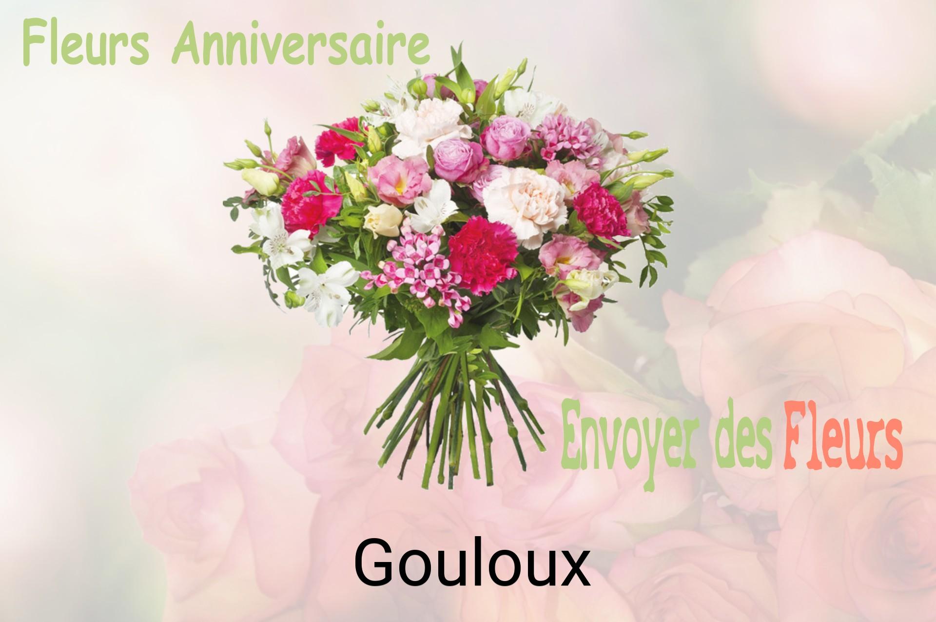Bouquet de fleurs d’anniversaire livré à Gouloux